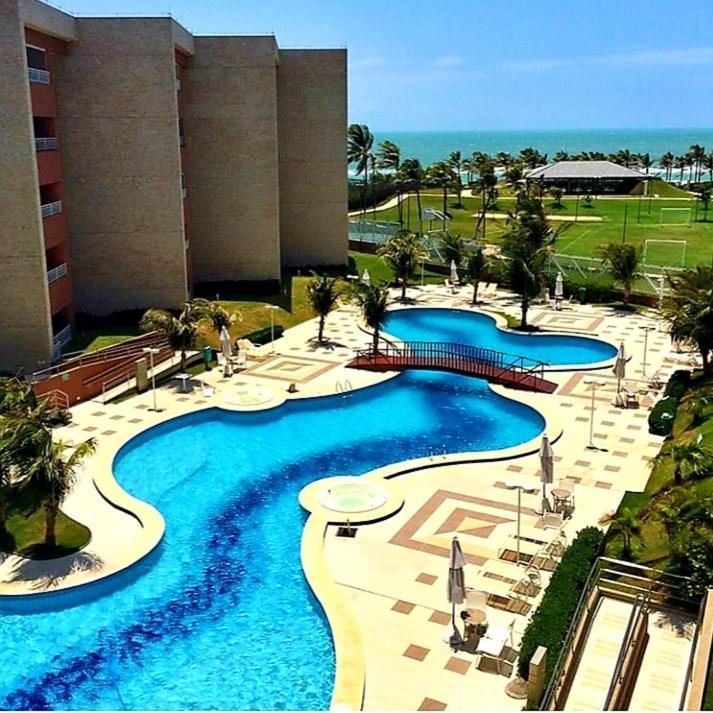 Apartamento Em Condominio Resort Vizinho Ao Beach Park Fortaleza  Bagian luar foto